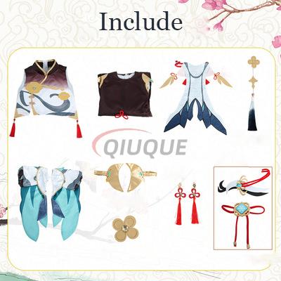 Game Genshin Impact Shenhe Cos - Romper Playsuit Women ulasan dan harga