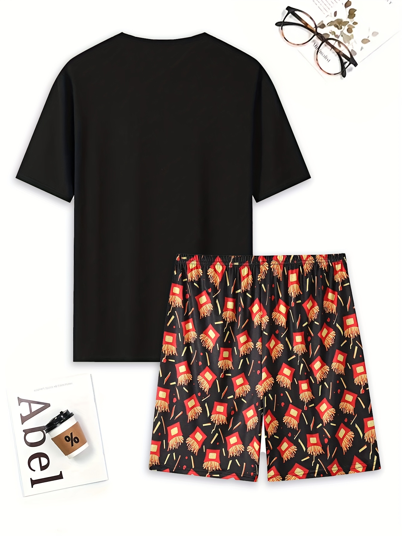 A set of french fries printed  - Summer Clothing In French ulasan dan harga