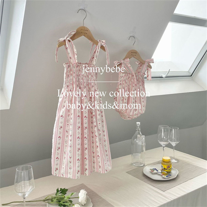 Sweet Little Girls Strap Rompe - Summer Clothing Europe ulasan dan harga