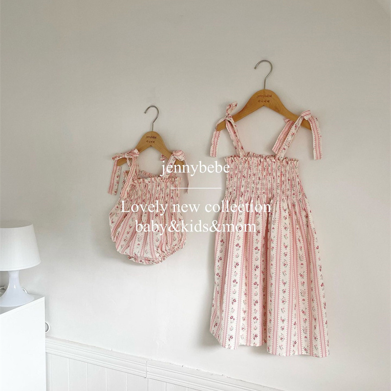 Sweet Little Girls Strap Rompe - Summer Clothing Europe ulasan dan harga