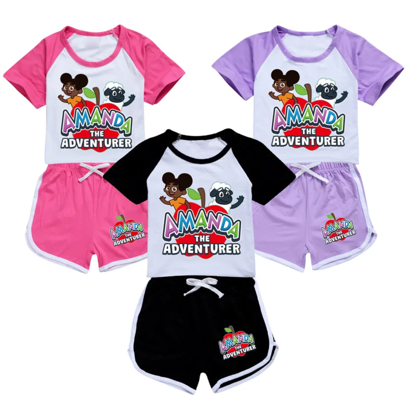 AIAI 2025Fashion Girls AMANDAi - Summer Clothing Set For Girls ulasan dan harga